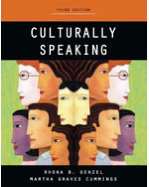 Book cover of: Culturally Speaking - Print on Demand. By: Rhona B. Genzel