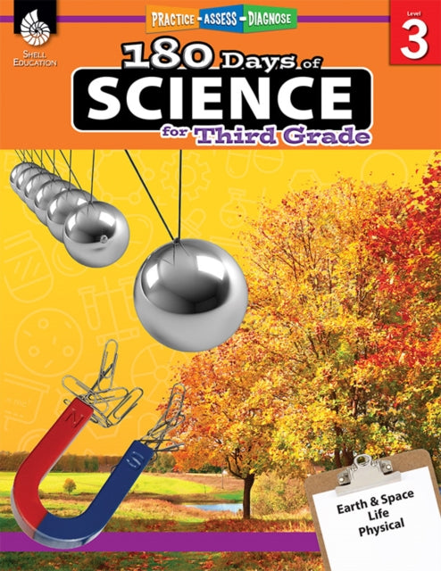 Book cover of: 180 Days™: Science for Third Grade. By: Melissa Iwinski