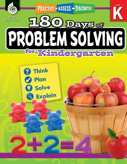 Book cover of: 180 Days™: Problem Solving for Kindergarten. By: Jessica Hathaway