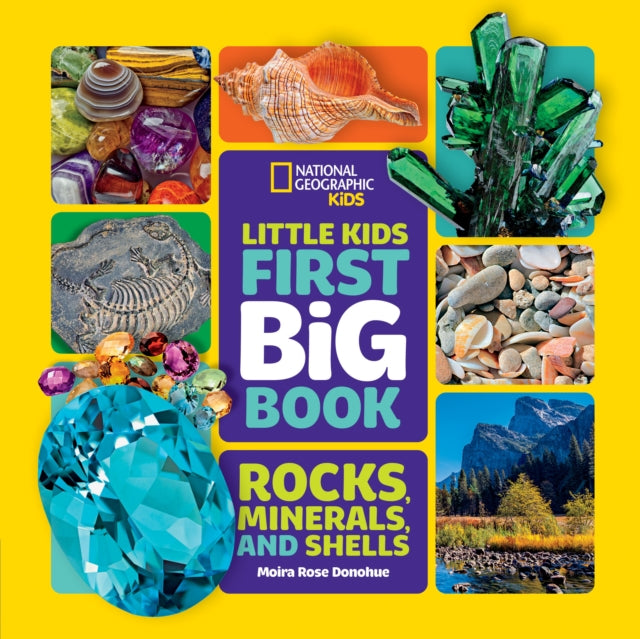 Book cover of: Little Kids First Big Book of Rocks, Minerals and Shells. By: Moira Rose Donohue