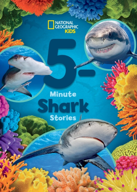 Book cover of: National Geographic Kids 5-Minute Shark Stories. By: Alli Brydon