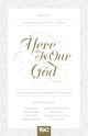 Book cover of: Here Is Our God. By: Kathleen B. Nielson