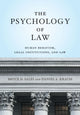 Book cover of: Psychology of Law. By: Dr. Bruce D. Sales