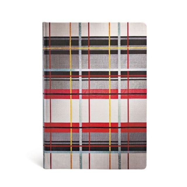 Book cover of: Kensington (Mad for Plaid) Midi Unlined Hardcover Journal (Elastic Band Closure). By: Paperblanks