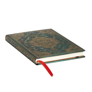 Turquoise Chronicles (Turquoise Chronicles) Midi Horizontal 12-month Dayplanner 2022 (Elastic Band Closure)