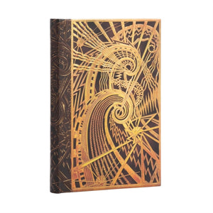 Chanin Spiral (New York Deco) Mini Lined Hardcover Journal