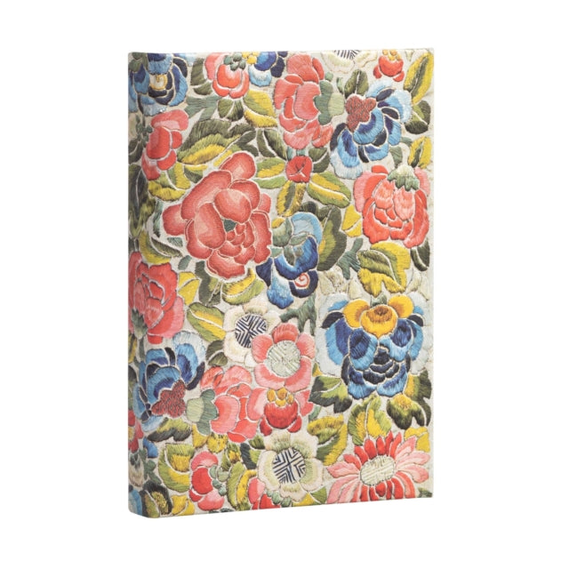 Book cover of: Pear Garden (Peking Opera Embroidery) Mini Lined Hardcover Journal. By: Paperblanks
