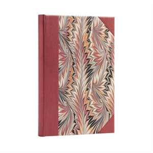 Rubedo (Cockerell Marbled Paper) Midi Lined Hardcover Journal