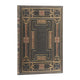 Book cover of: Onyx (Asterales) Midi Lined Hardback Journal (Elastic Band Closure). By: Paperblanks