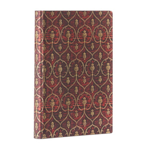 Red Velvet Midi Lined Softcover Flexi Journal (Elastic Band Closure)