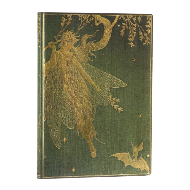 Book cover of: Olive Fairy (Lang’s Fairy Books) Midi Unlined Softcover Flexi Journal (Elastic Band Closure). By: Paperblanks