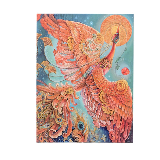 Book cover of: Firebird (Birds of Happiness) Ultra Unlined Hardback Journal (Elastic Band Closure). By: Paperblanks