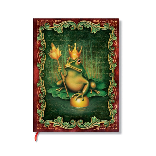 Book cover of: Brothers Grimm, Frog Prince (Fairy Tale Collection) Ultra Lined Hardback Journal (Elastic Band Closure)