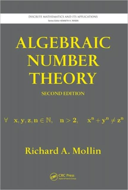 Book cover of: Algebraic Number Theory. By: Richard A. Mollin