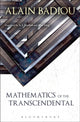 Book cover of: Mathematics of the Transcendental. By: Alain Badiou