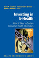 Book cover of: Investing in E-Health. By: David H. Gustafson