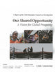 Book cover of: Our Shared Opportunity. By: Thomas A. Daschle