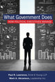Book cover of: What Government Does. By: Mark A. Abramson