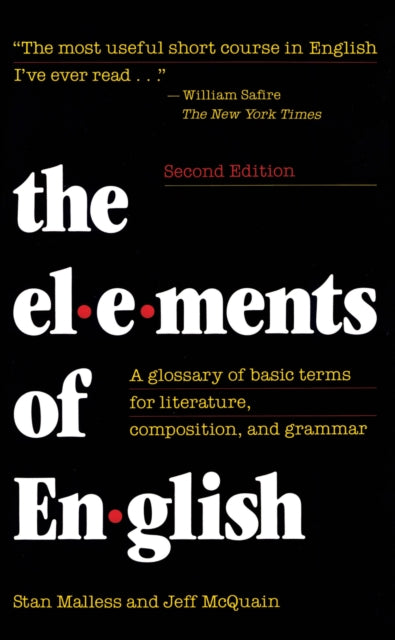 Book cover of: Elements of English. By: Stan Malless