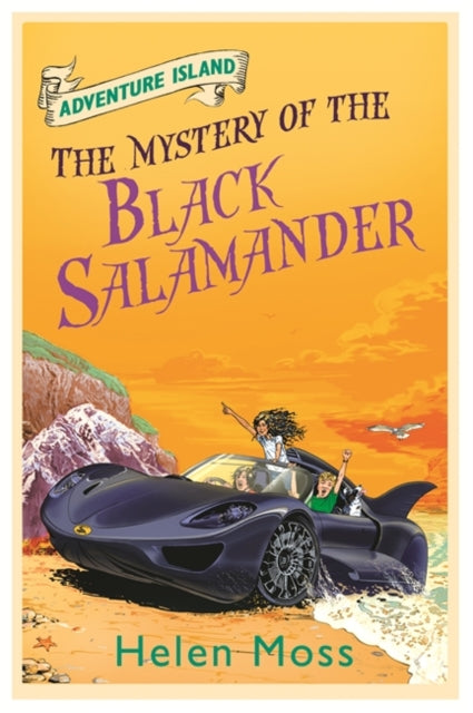 Book cover of: Adventure Island: The Mystery of the Black Salamander