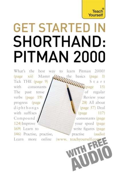 Book cover of: Get Started In Shorthand: Pitman 2000