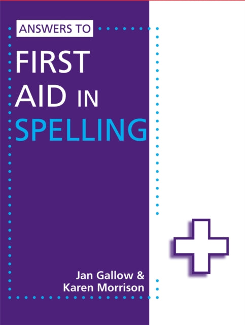 Book cover of: Answers to First Aid in Spelling