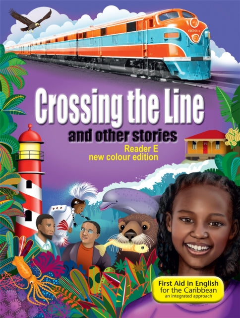 Book cover of: First Aid Reader E: Crossing the Line and other stories. By: Angus MacIver