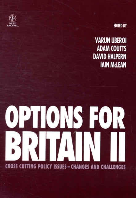 Book cover of: Options for Britain II. By: Varun Uberoi
