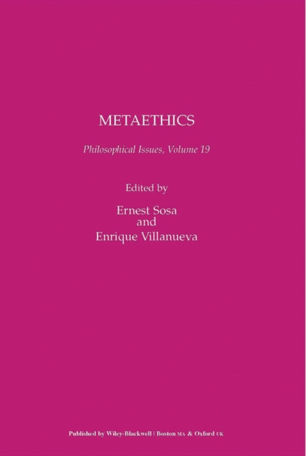 Book cover of: Metaethics, Volume 19