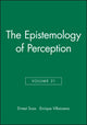 Book cover of: Epistemology of Perception, Volume 21. By: Ernest Sosa