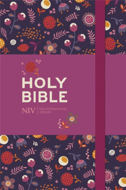 Book cover of: NIV Pocket Floral Notebook Bible. By: New International Version