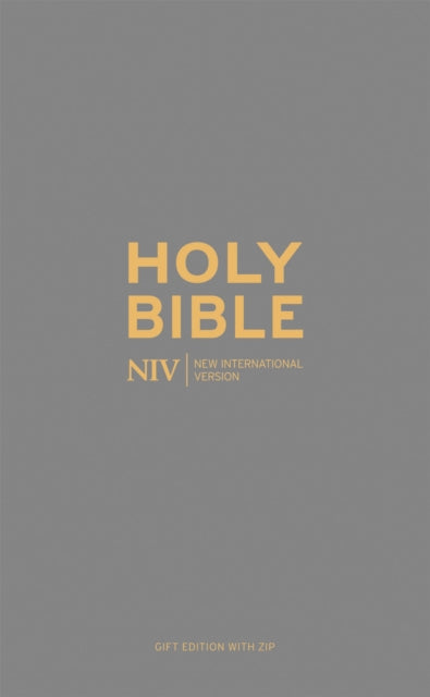 Book cover of: NIV Pocket Charcoal Soft-tone Bible with Zip. By: New International Version