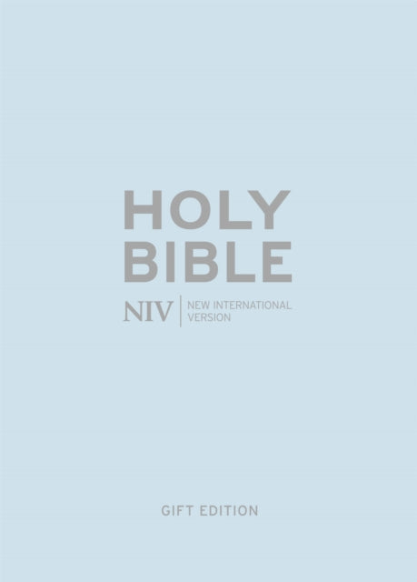 Book cover of: NIV Pocket Pastel Blue Soft-tone Bible. By: New International Version Staff