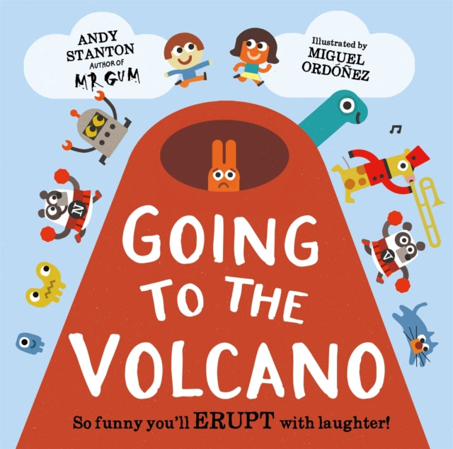 Book cover of: Going to the Volcano. By: Andy Stanton