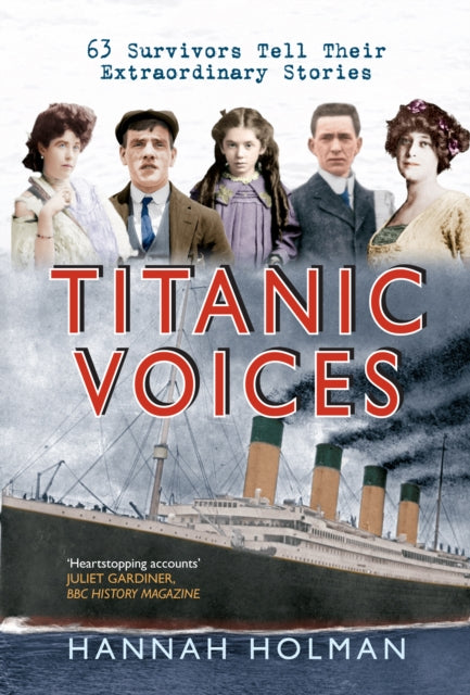 Book cover of: Titanic Voices. By: Hannah Holman