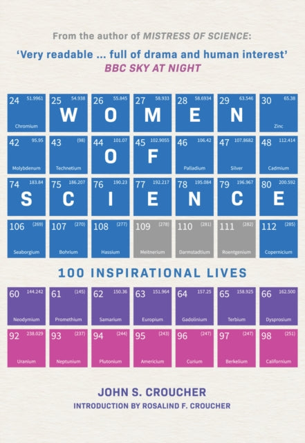 Book cover of: Women of Science. By: John S. Croucher