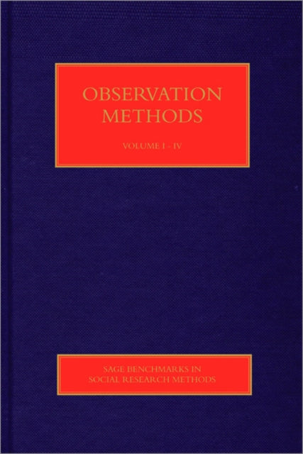 Book cover of: Observation Methods. By: Barry Smart