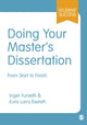 Book cover of: Doing Your Master's Dissertation. By: Euris Larry Everett