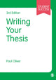 Book cover of: Writing Your Thesis. By: Paul Oliver