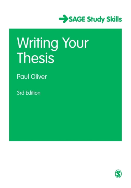 Book cover of: Writing Your Thesis. By: Paul Oliver