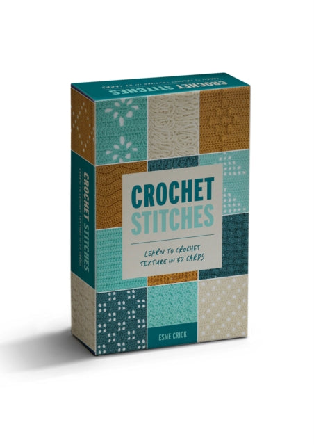 Book cover of: Crochet Stitches Card Deck. By: Esme Crick