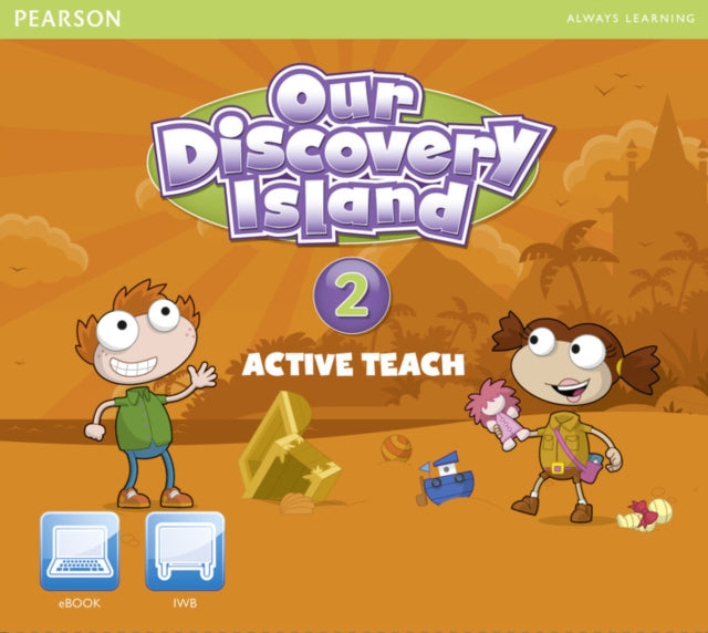 Book cover of: Our Discovery Island American Edition Active Teach 2. By: Prentice-Hall, inc.