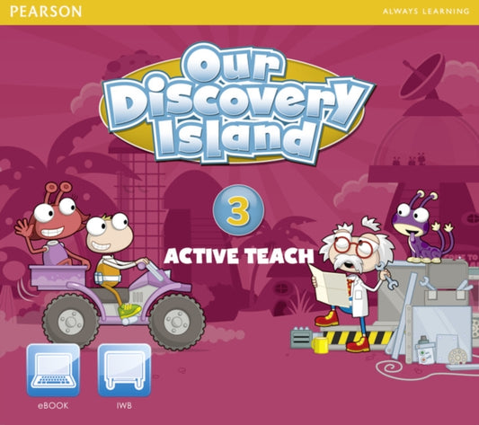 Book cover of: Our Discovery Island American Edition Active Teach 3. By: Prentice-Hall, inc.