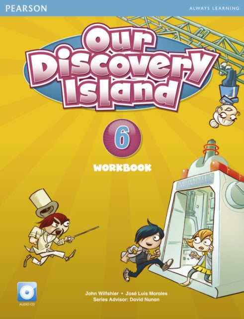 Book cover of: Our Discovery Island American Edition Workbook with Audio CD 6 Pack. By: John Wiltshier