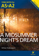 Book cover of: Midsummer Night's Dream: York Notes AS & A2 - for 2026, 2027 exams. By: Michael Sherborne