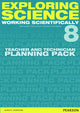 Book cover of: Exploring Science: Working Scientifically Teacher & Technician Planning Pack Year 8. By: Mark Levesley