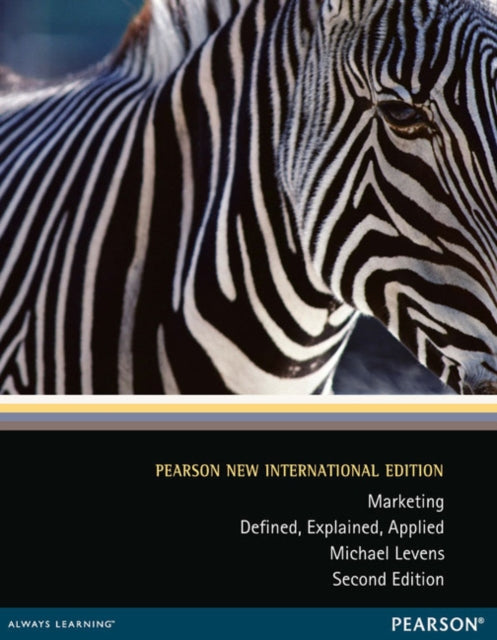 Book cover of: Marketing Pearson New International Edition, plus MyMarketingLab without eText. By: Michael Levens