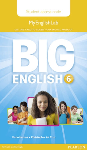 Big English 6 Pupil's MyEnglishLab Access Code (standalone)