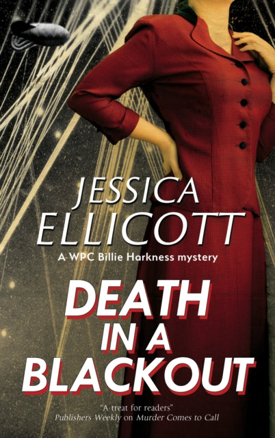 Book cover of: Death in a Blackout. By: Jessica Ellicott