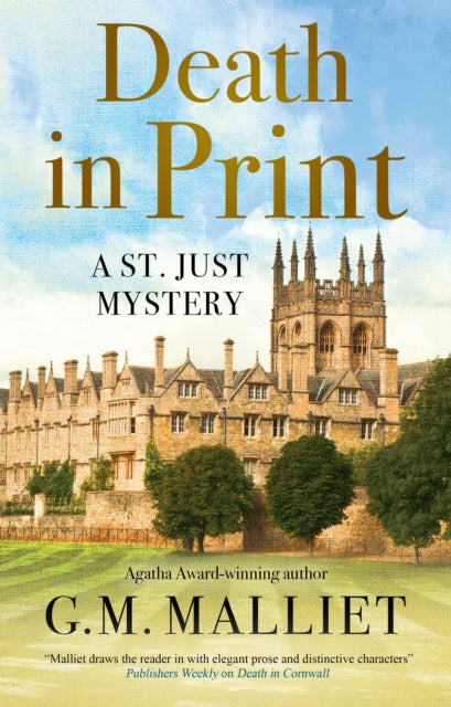 Book cover of: Death in Print. By: G. M. Malliet